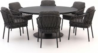 Tierra Outdoor Natal/La Fonte &oslash;150cm dining tuinset 7-delig
