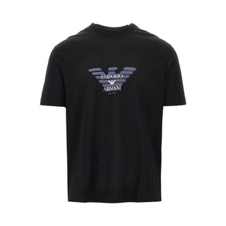 Emporio Armani Jersey T-shirt with logo print Man XL