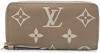 Louis Vuitton Beige Tourterelle Leather Long Wallet (Bi-Fold) (Pre-Owned)