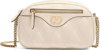 Valentino Garavani White 67 Medium Crossbody Bag