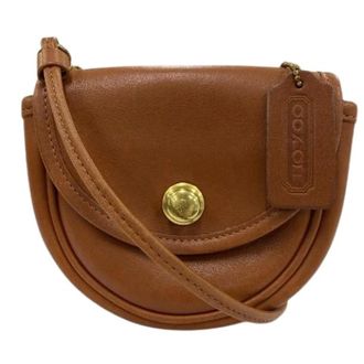 Coach Pre-owned Borsa a Spalla Mini in Pelle - - Pre-owned - Donna - Marrone - ONE SIZE
