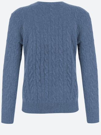 Polo Ralph Lauren Cable-Knit Wool and Cashmere Sweater - Blue