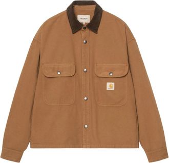 Carhartt Work in Progress Prescott Shirt Jac - Heren - Zomerjassen - Bruin - S - Jassen
