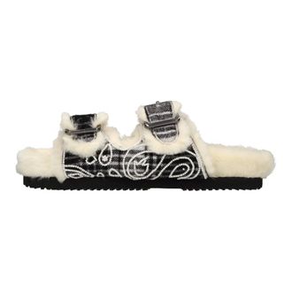 De Siena shoes Schoenen, Dames, Veelkleurig, 41 EU, Mules van stof en kralen