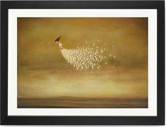 iCanvas Icanvas Icanvas Freeform By Duy Huynh Black Framed Fine Art Paper Print