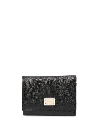Dolce & Gabbana Leather Flap French Wallet
