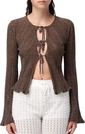 Twinset Truien & Vesten, Dames, Bruin, M, Polyester, Cardigan