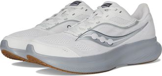 Saucony Mens Cohesion 18 Running Shoe, Fog/Fossil, 10