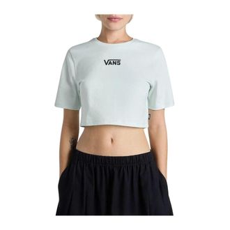 Vans Flying V Crew Crop II - - Tops - Donna - Verde - S