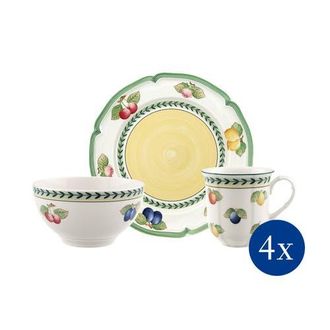 Villeroy & Boch French Garden Fleurence 12 Piece SetRice Bowl in White at Nordstrom