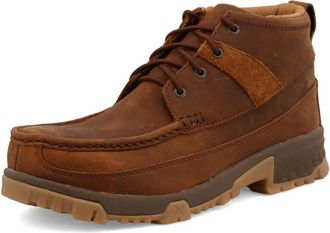 Twisted X Boots Mens Twisted X Work MXCC004 Mossy Oak Leather Composite Toe Shoes ZAP455