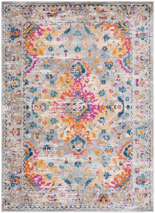 Safavieh Alfombra yute grigio/fucsia 122 x 183 cm