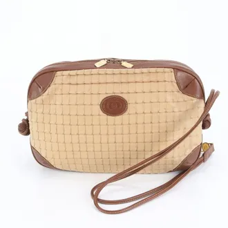 Gucci Brown Leather Handbag Shoulder Bag Tote Bag (Pre-Owned)