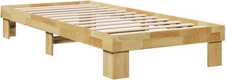 vidaXL Bed Frame without Mattress 80x200 cm Solid Wood Oak vidaXL