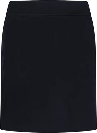 Max Mara Aida straight mini-rok - Zwart