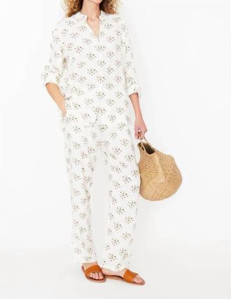 Kule Womens The Hutton Shirt In White Floral