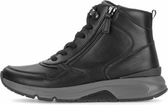 Gabor High-Top Sneaker - Dames - Schoenen - Zwart - Maat: 38 EU Leer