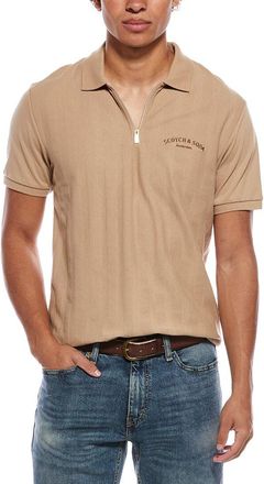 Scotch & Soda Popcorn Pique Polo Shirt