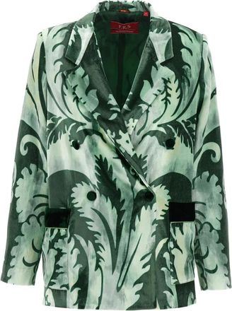 F.R.S. For Restless Sleepers Mereope Blazer - Dames - Blazers - Groen - 3XL - Jassen