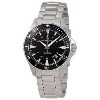 Hamilton Khaki Navy Automatic Black Dial Mens Watch H82335131