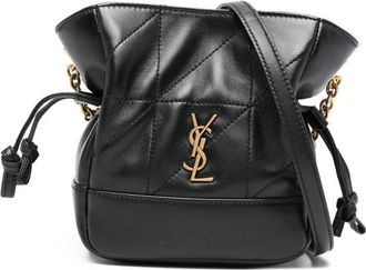 Saint Laurent Mini Jamie Quilted Logo Shoulder Bag