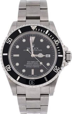 Rolex Oyster Perpetual Sea-Dweller Automatic Watch Stainless Steel 40 in Metallic Silver at Nordstrom