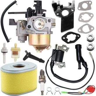 OEM Carburador, Filtro De Aire, Bobina De Encendido, Buj&iacute;a Para Motor Honda Gx160 Gx200, 5 Hp, 5.5 Hp, 6.5 Hp, Bomba De Agua Wp20 De 196 Cc, Motor De Kart