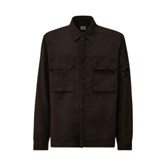 C.P. Company Heren Overshirt - Stijlvolle Overshirt - Heren - Zomerjassen - Zwart - 2XL - Jassen