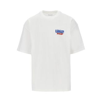 Carhartt Work in Progress Luggage Label print T-shirt Man XL
