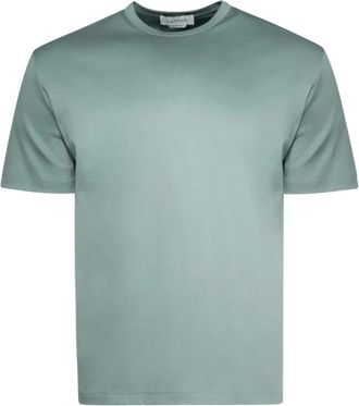 Lanvin Heren, Tops, Groen, Maat: S Katoen