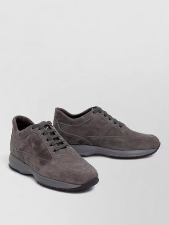 Hogan leather lace-up sneakers