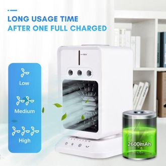 OEM Mini Aire Acondicionado Usb, Ventilador, Humidificador, 3 Velocidades Ajustables, Temporizador, Para Oficina, Dormitorio, Camping - Otros