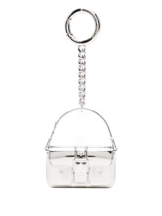 Michael Kors Colby Bag charm - women - Metal - One Size - Silver
