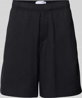 Selected Loose Fit Shorts mit elastischem Bund Modell THAIS SUMMER in Black, Größe XL