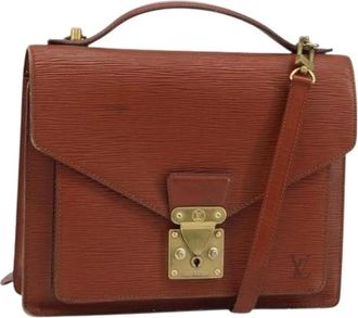 Louis Vuitton Pre-owned Handbags, female, Brown, Size: ONE SIZE Pre-owned Epi Shoulder Bag