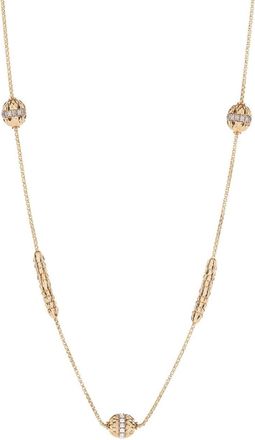 Officina Bernardi 18kt yellow gold Ophidia diamond necklace - women - 18kt Yellow Gold/White Diamond - 81