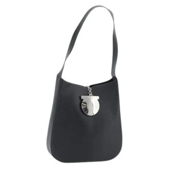 Ferragamo Pre-owned Shoulder Bags, female, Black, Size: ONE SIZE Pre-owned Shoulder Bag