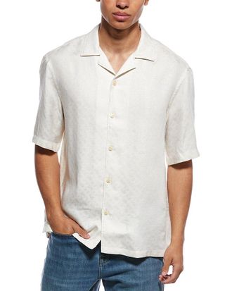 HUGO BOSS Lars Linen-Blend Shirt