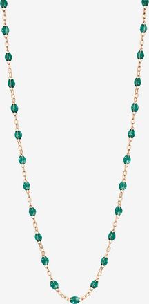 Gigi Clozeau Halskette aus Roségold und Harzperlen Classique Gigi