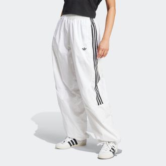 adidas Sporthose ADIDAS ORIGINALS TEAMGEIST TP, Damen, Gr. XXL, N-Gr, weiss (wei&szlig;), Obermaterial: 100% Polyamid, Hosen Sporthose