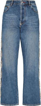 Philipp Plein Denim Broek Losjes