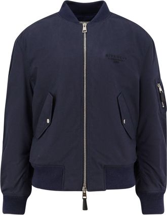 Givenchy Cotton Blend Bomber Jacket-Uomo