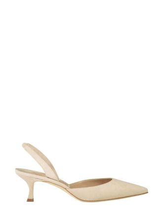 Manolo Blahnik 50 mm Carolyne pumps - Beige