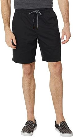 Volcom Frickin E-Waist 19 Shorts Mens Shorts Black : 2XL (38-40 Waist), Cotton/Elastane/Polyester