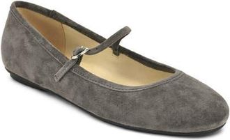 Nine West Classik Mary Jane Flat in Dark Grey at Nordstrom, Size 10.5