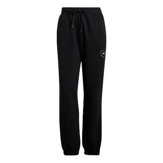 adidas (WMNS) adidas by Stella McCartney Agent of Kindness Loose Fit Sweat Pants Asia Sizing Black HD9055