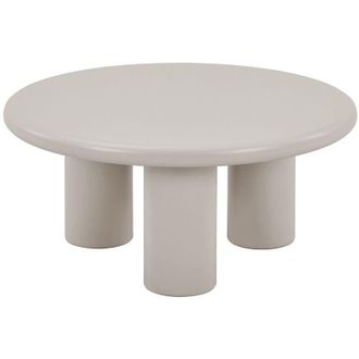 Vente-Unique Tavolino in MDF - Beige - MARELNA