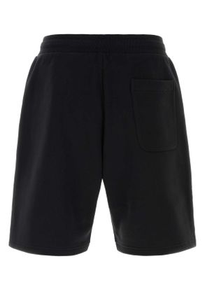 Ami Black Cotton Short