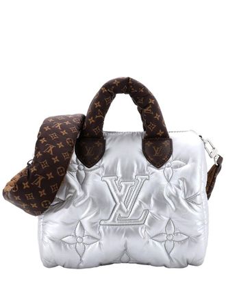 Louis Vuitton Speedy Bandouliere Bag Monogram Quilted Econyl Nylon 25 (Authentic Pre-Loved)