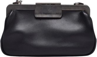 Max Mara Maxmaraclasp - Dames - Clutches - Zwart - ONE Size - Leer - Tassen